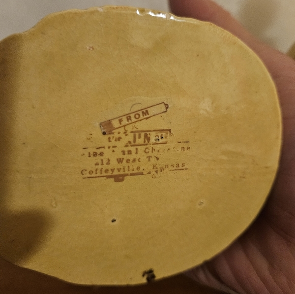 Vintage Corn Husk Girl 2 Piece Kitchen Set Praying. - Picture 6 of 7